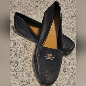 Coach | Opal Leather Loafers | Size 8.5/38.5 | Black